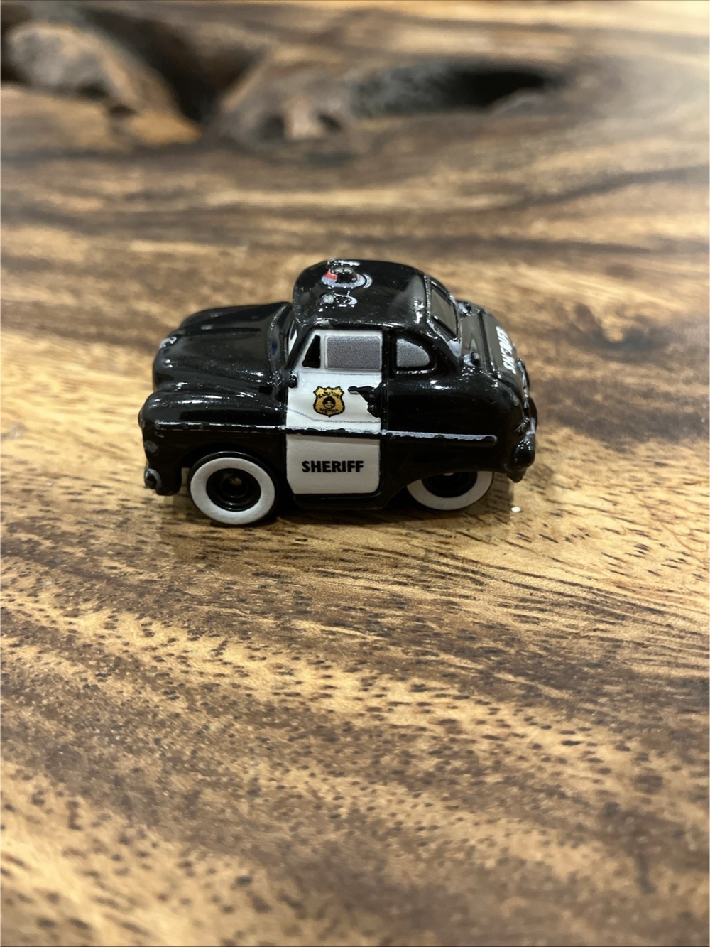 Disney Pixar Cars Mini Racers Sheriff Metal Vehicle Mattel #COL-2260 - Picture 2 of 5
